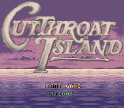 CutThroat Island (Europe) Title Screen